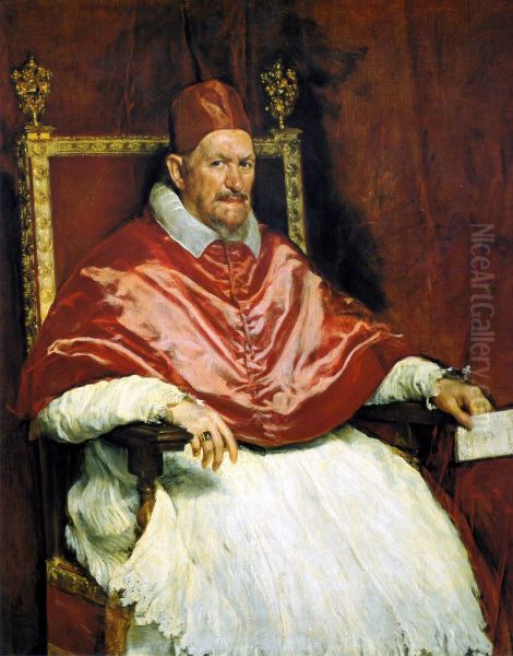 Ritratto di Innocenzo X Oil Painting by Diego Velazquez