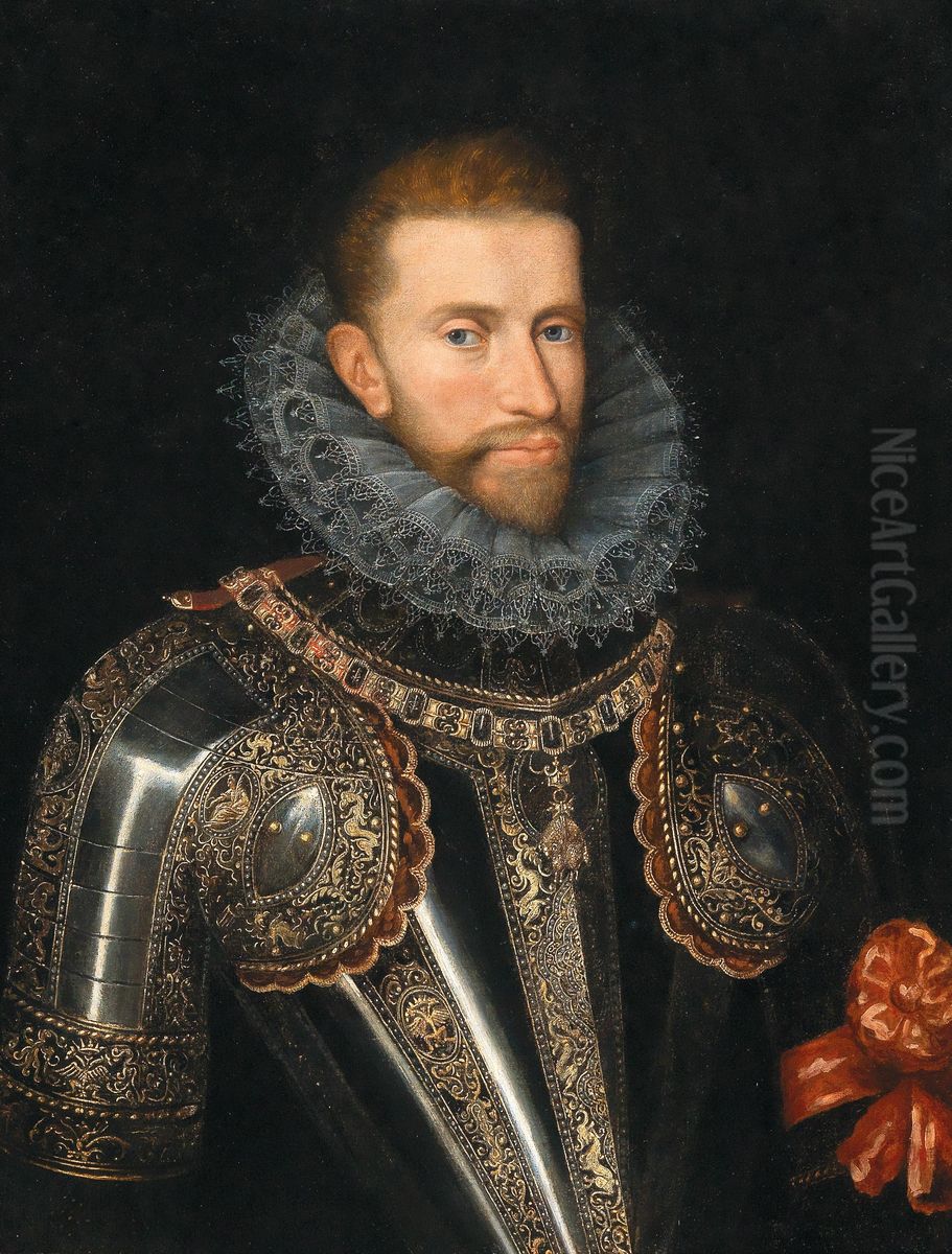 A portrait of Archduke Albrecht VII, Governor of the Spanish Netherlands Oil Painting by Unidentified painter