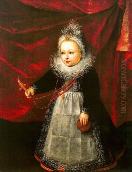 Portrait of a princess Oil Painting by Frans Pourbus the younger