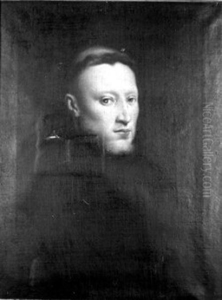 Portrait of Onofrio Panvinio Oil Painting by Jacopo Tintoretto