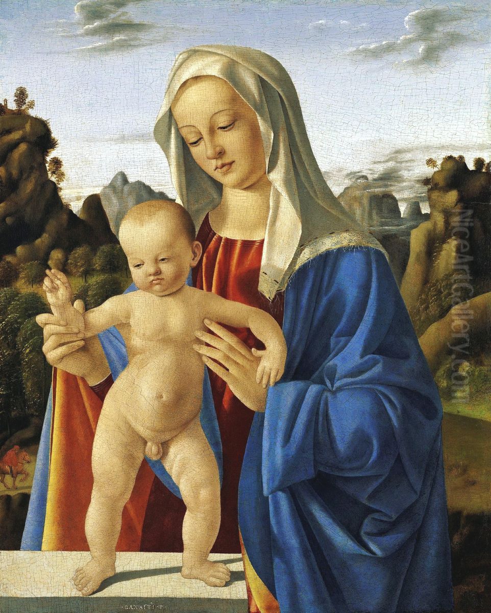 Madonna with Child Oil Painting by Marco Basaiti