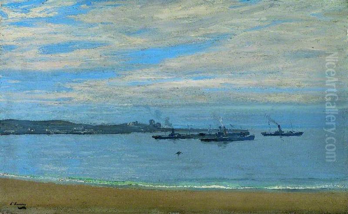 A Still Morning Oil Painting by John Lavery