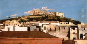 A View of Certosa di San Martino with the Castel Sant' Elmo, Naples.