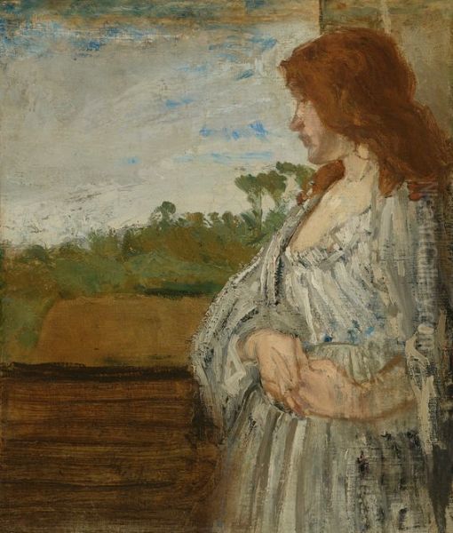 A WHITE NOTE Oil Painting by James McNeill Whistler