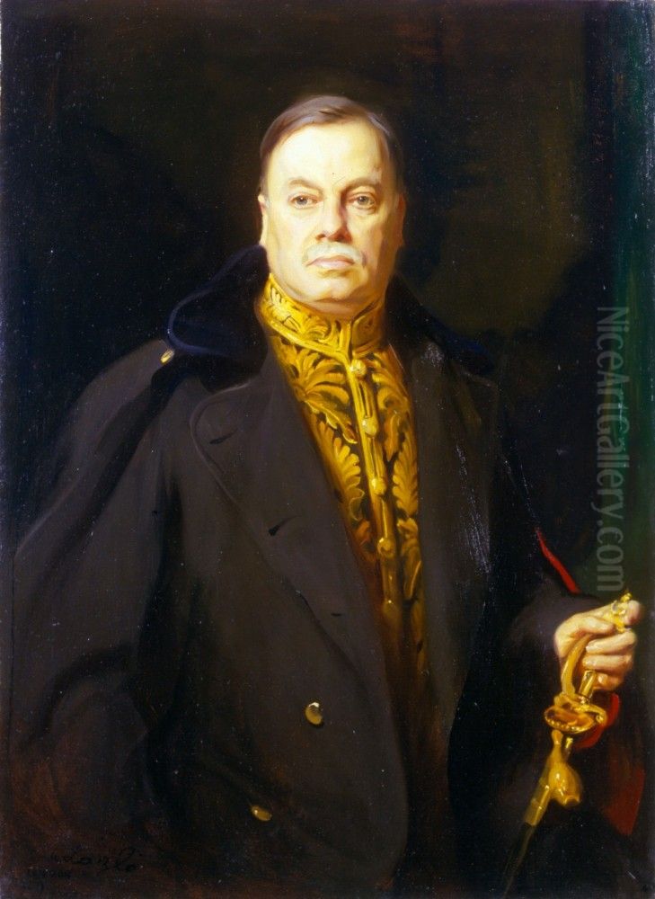Portrait of Lord Rothermere Oil Painting by Philip de Laszlo