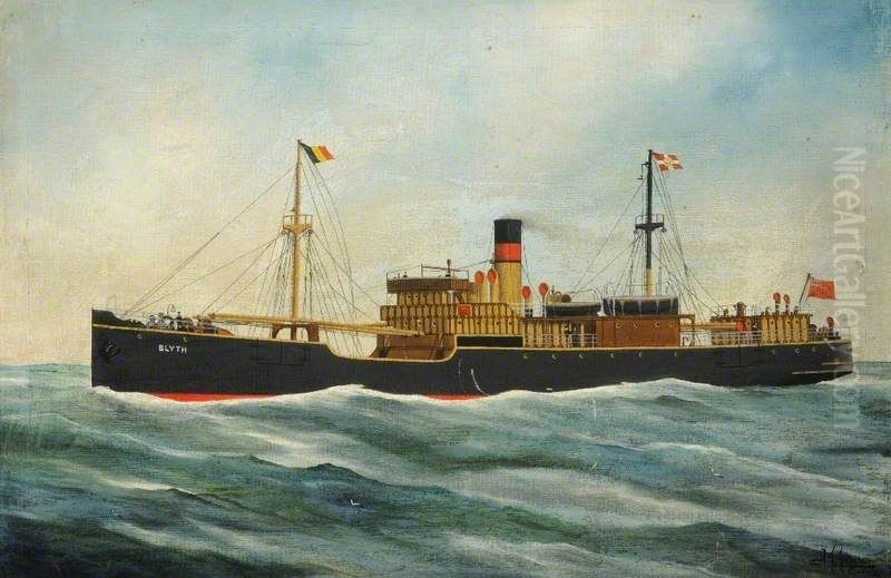 SSBlyth. Oil Painting by Harry J. Jansen