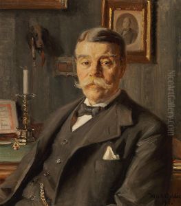 Portraet af Alexander Bech. Portraet af Alexander Bech.