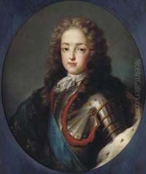 Portrait ofLouis XV of France(1710-1774) Oil Painting by Jean-Baptiste van Loo