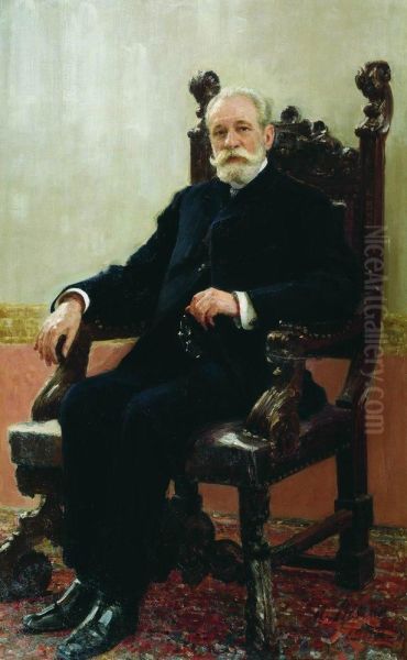 A.B. Nentsel Oil Painting by Repin Iliya