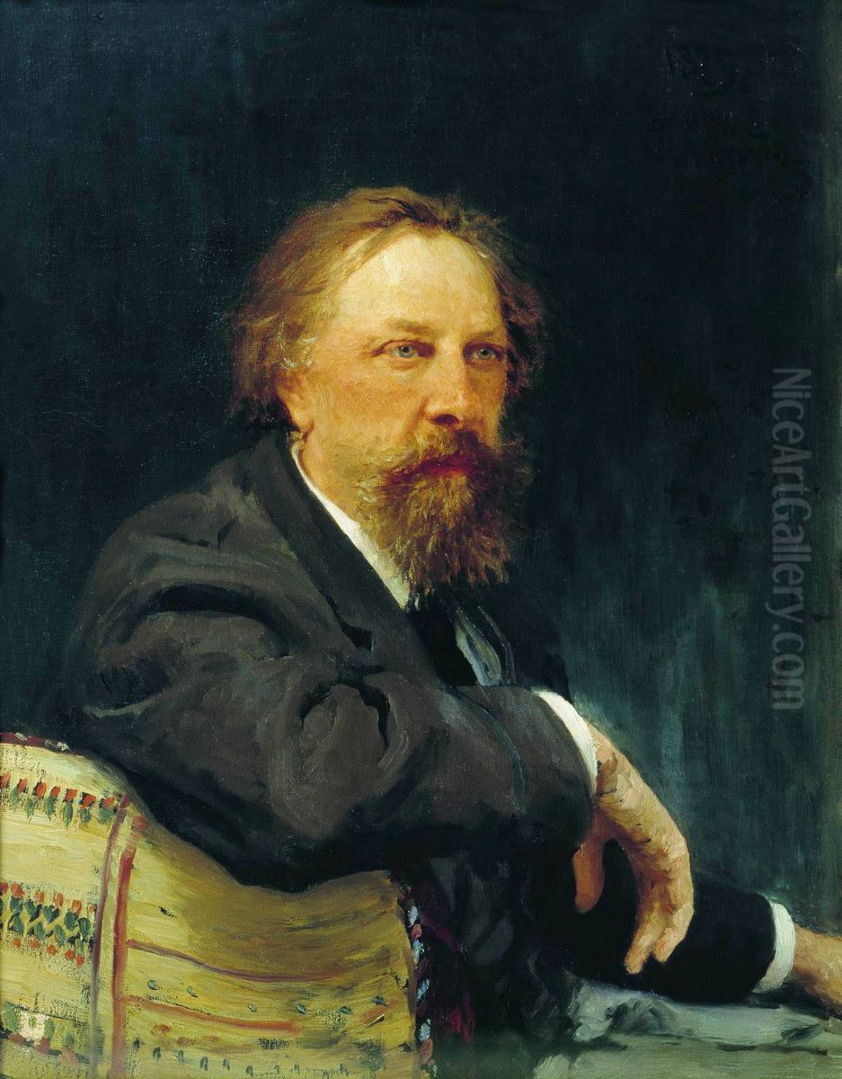 Portrait of the writer Aleksey Konstantinovich Tolstoy Oil Painting by Repin Iliya Portrait of the writer Aleksey Konstantinovich Tolstoy Oil Painting by Repin Iliya