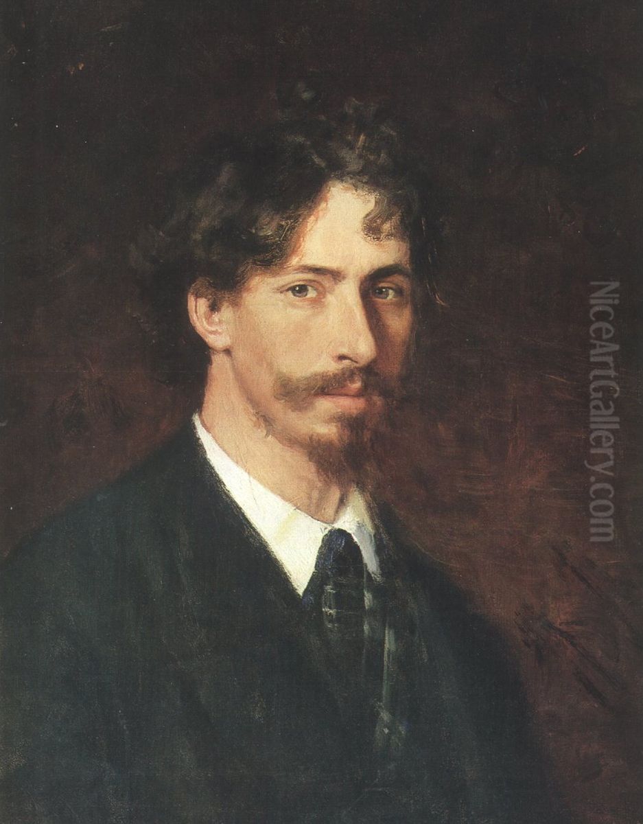 Self-portrait Oil Painting by Repin Iliya
