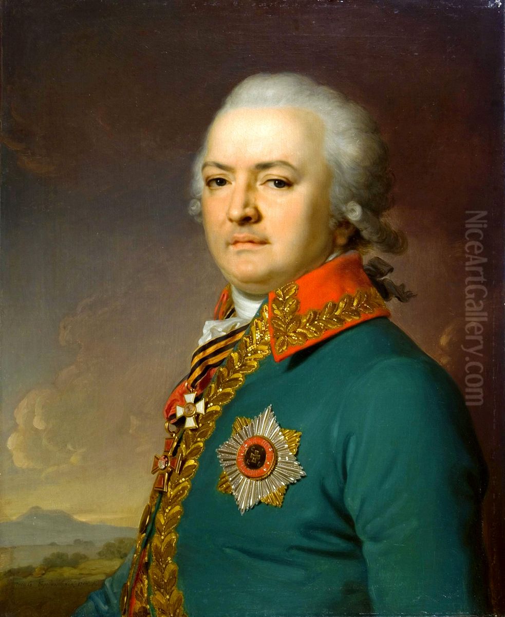 A.V. Polikarpov Oil Painting by Vladimir Borovikovsky