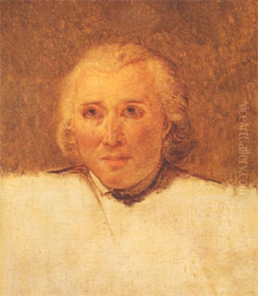 Portrait de l'abbe Henri Gregoire Oil Painting by Jacques-Louis David