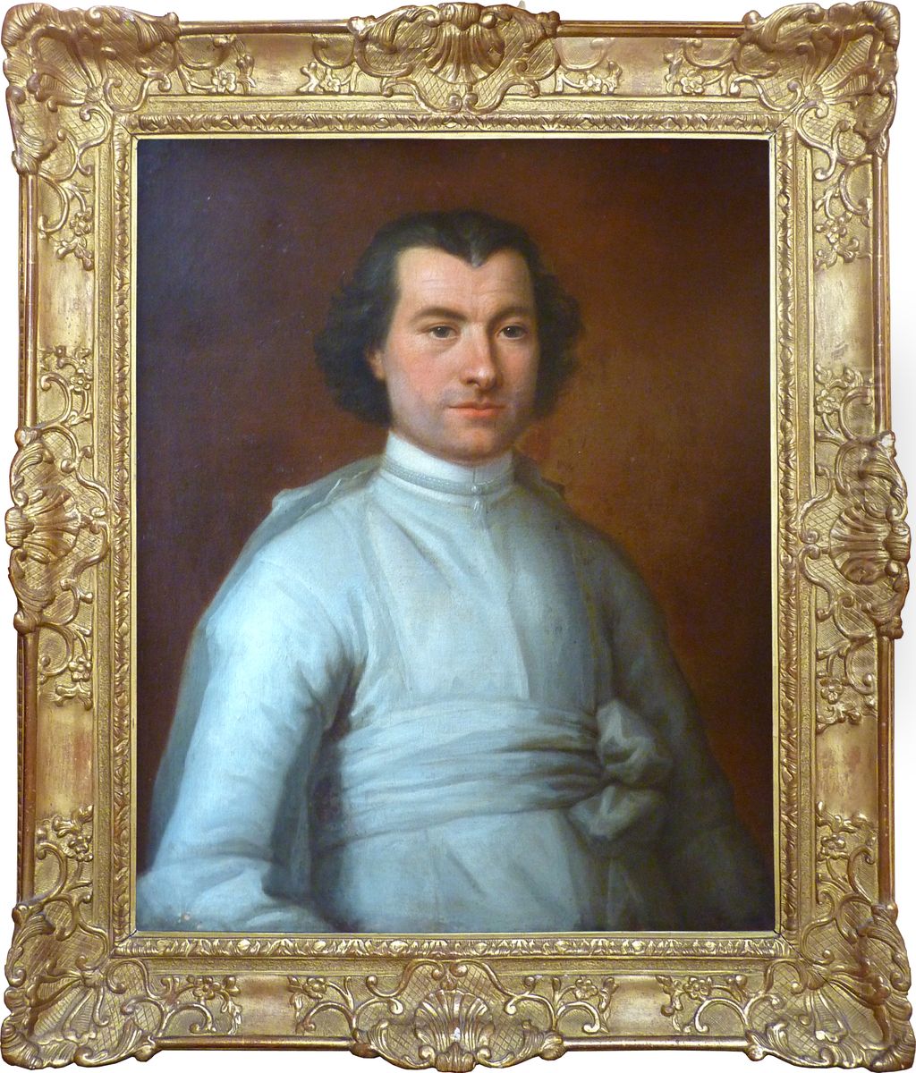 Portrait de l'Abbe Fyot de La Marche, comte de Bosjean, aumonier du Roi, Abbe commendataire de Saint-Etienne de Dijon Oil Painting by Pierre Mignard I