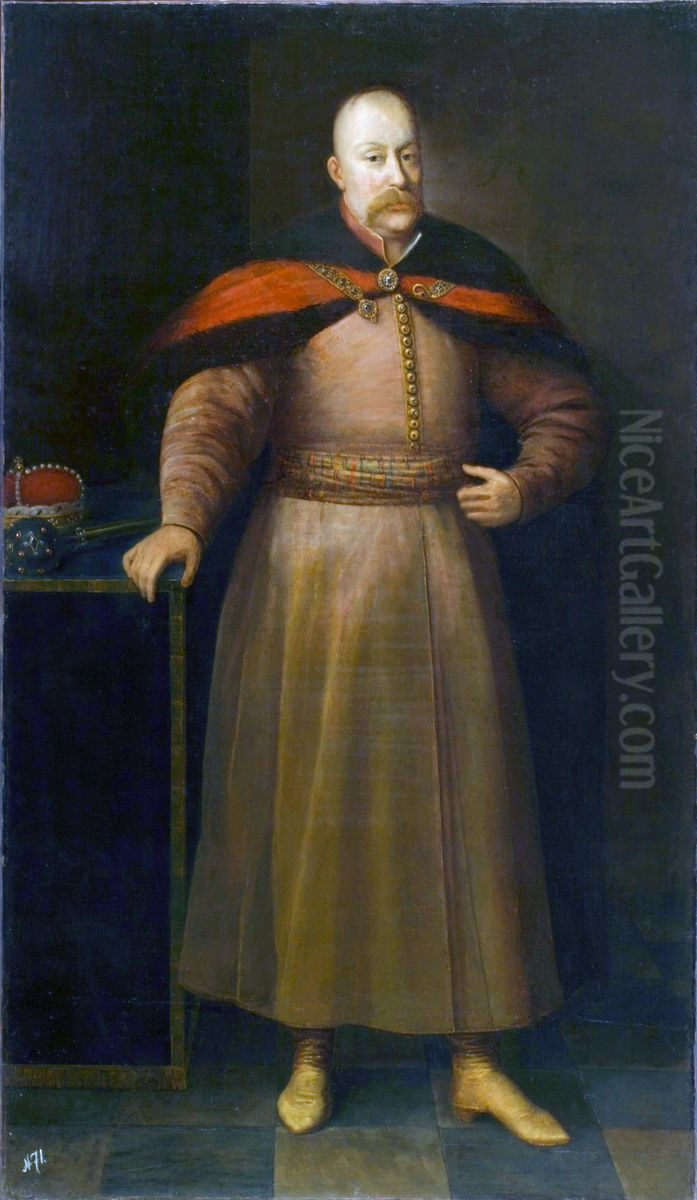 Portrait of Janusz Radziwill (1612-1655). Oil Painting by Daniel Schultz