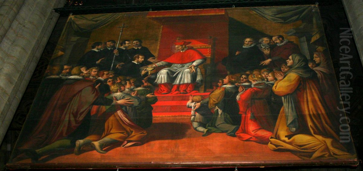 Schools of the Christian Doctrine Oil Painting by Carlo Buzzi