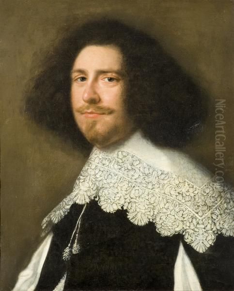 Portrait of a Gentleman Oil Painting by Abraham de Vries