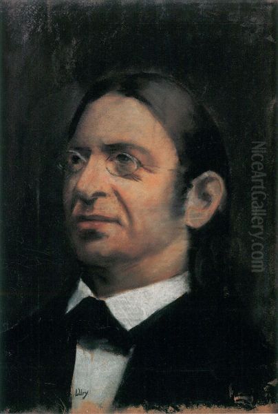 Abraham Geiger (1810-1874) Oil Painting by Lesser Ury