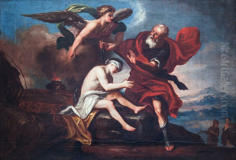 Sacrifice of Isaac Oil Painting by Kamnik Intermunicipal Museum