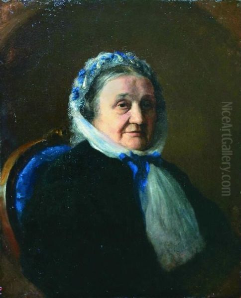 <<Portret Very Nikolaevny Voejkovoj>> Oil Painting by Vasily Polenov