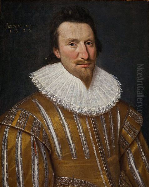 James Erskine, 6th Earl of Buchan, c 1600 - 1640. Lord of the Bedchamber 1626. Oil Painting by Adam de Colone