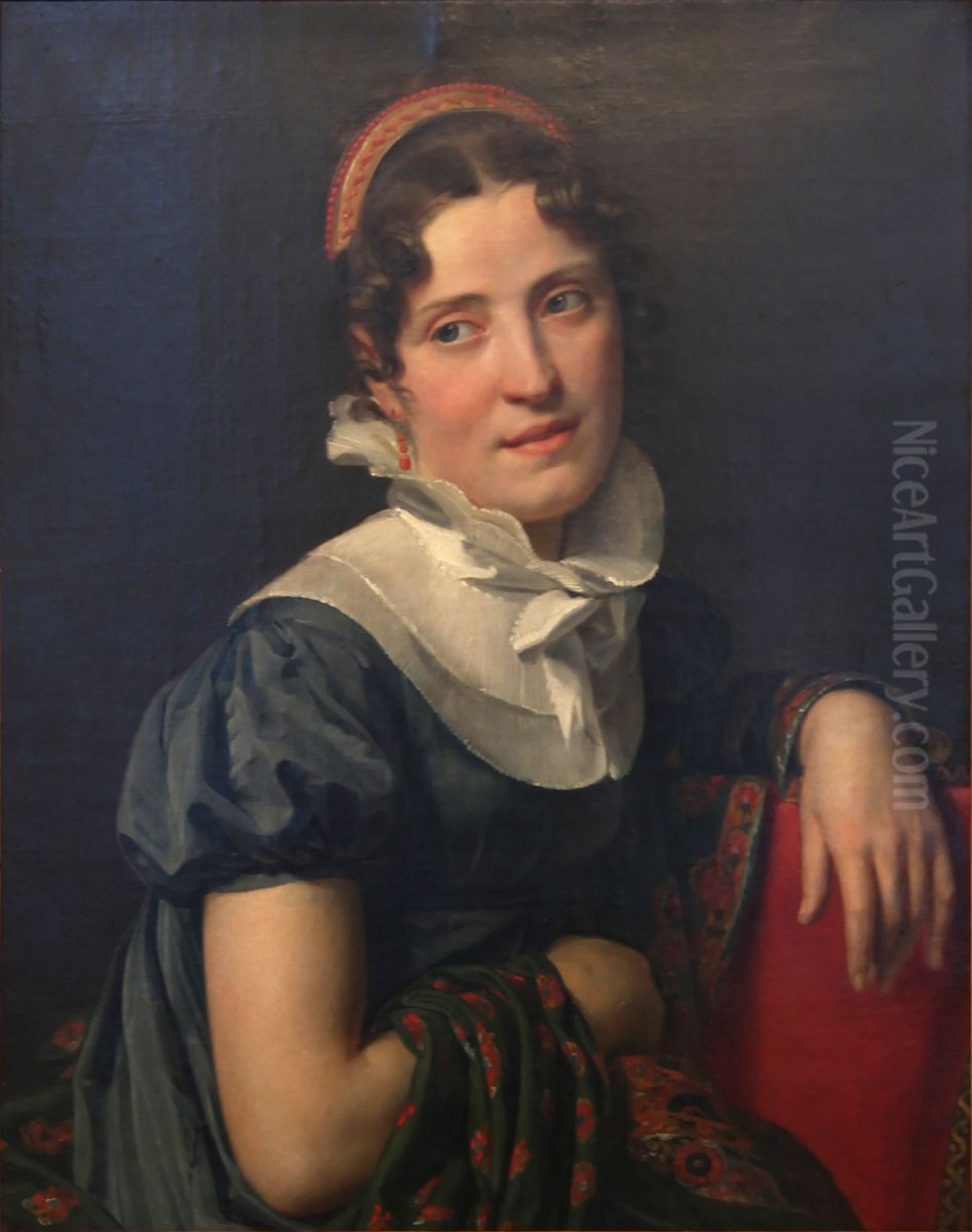 Portrait of Madame Faber Oil Painting by Francois-Joseph Navez