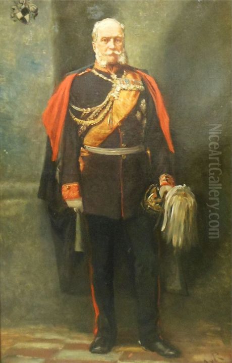Kaiser Wilhelm I. Oil Painting by Unidentified location Kaiser Wilhelm I. Oil Painting by Unidentified location