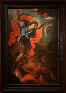 l'arcangelo michele sconfigge satana