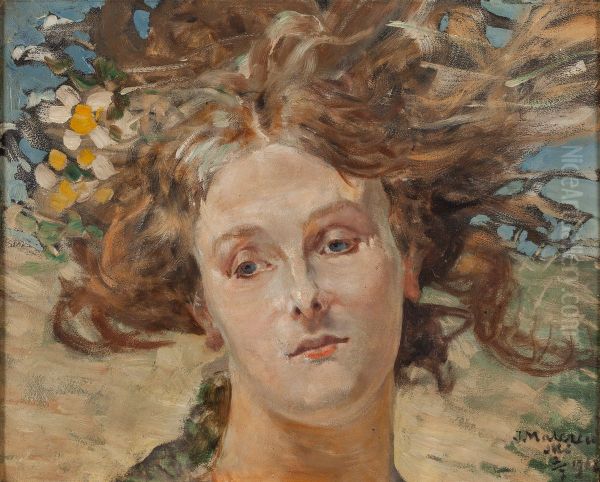Primavera Oil Painting by Jacek Malczewski