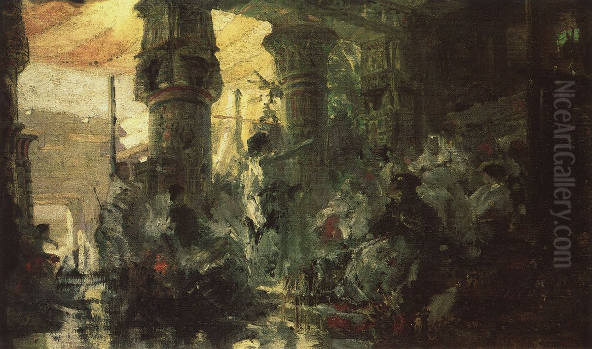 <<Bludnyj syn>> Oil Painting by Vasily Polenov <<Bludnyj syn>> Oil Painting by Vasily Polenov