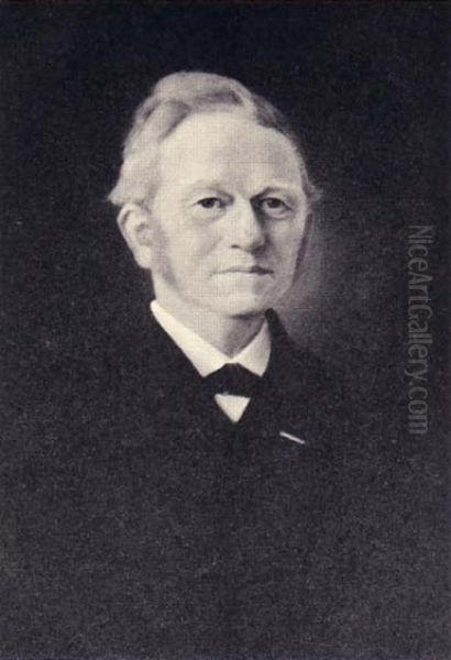 Portrait of Adam Vilhelm Frederik Knuth (1829-1902) Oil Painting by unknown