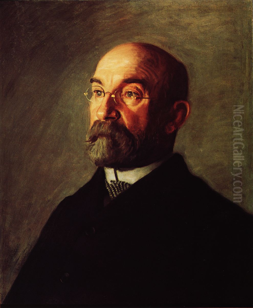Portrait of Adam S. Bare Oil Painting by Thomas Cowperthwait Eakins
