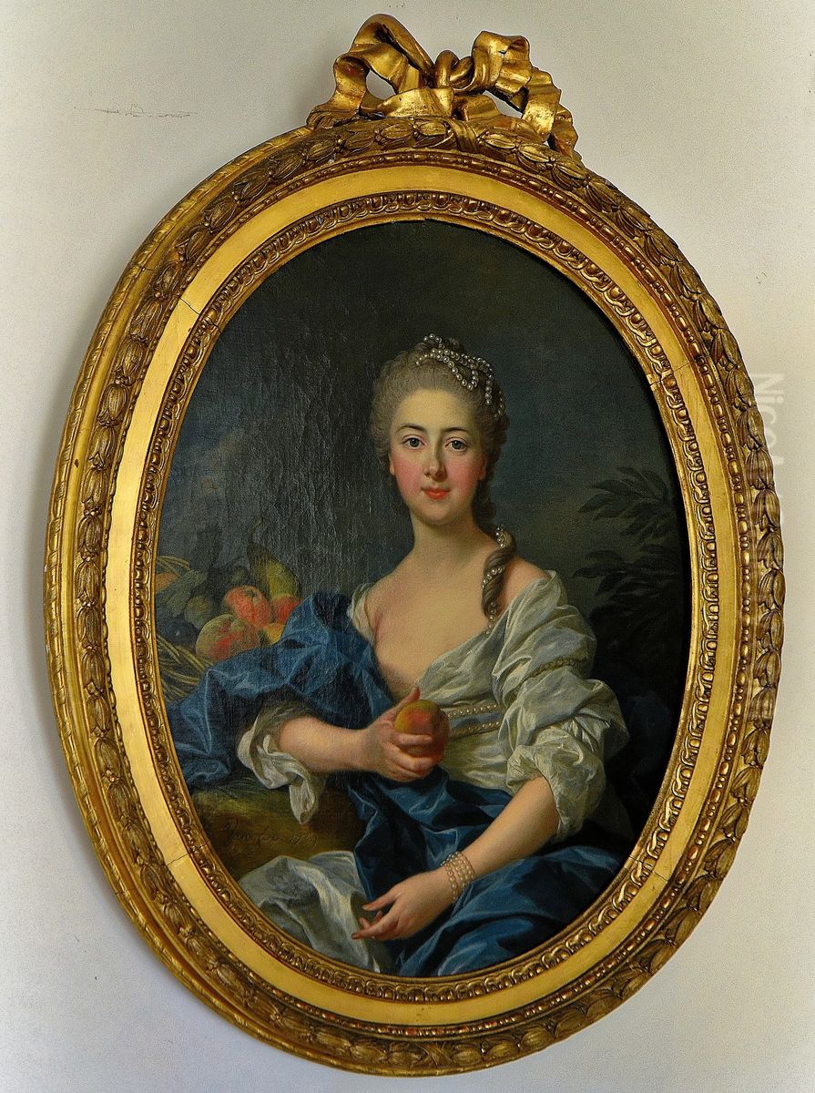 Pomone Oil Painting by Charles-Andre van Loo