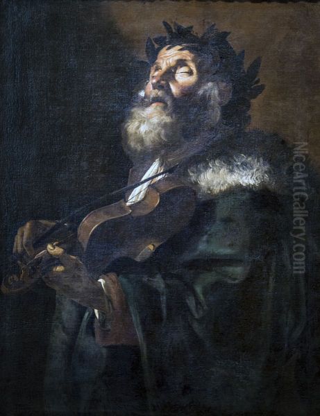 Homer Oil Painting by Mattia Preti