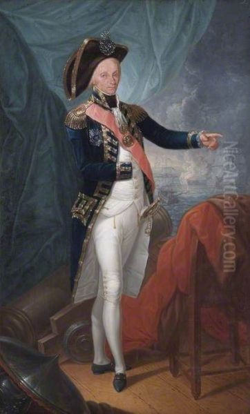 Admiral Nelson (1758-1805) Oil Painting by Leonardo Guzzardi