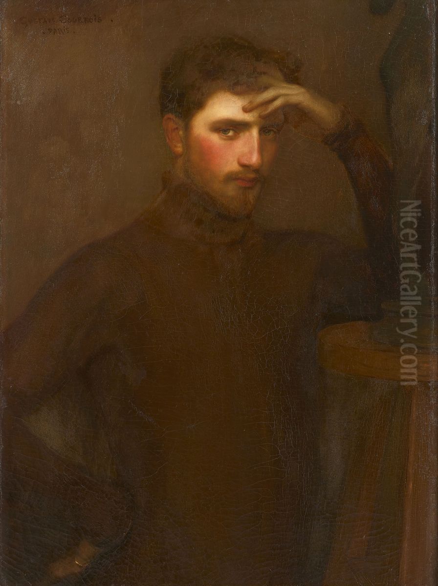 Portrait of Carl Ernst von Stetten Oil Painting by Gustave-Claude-Etienne Courtois