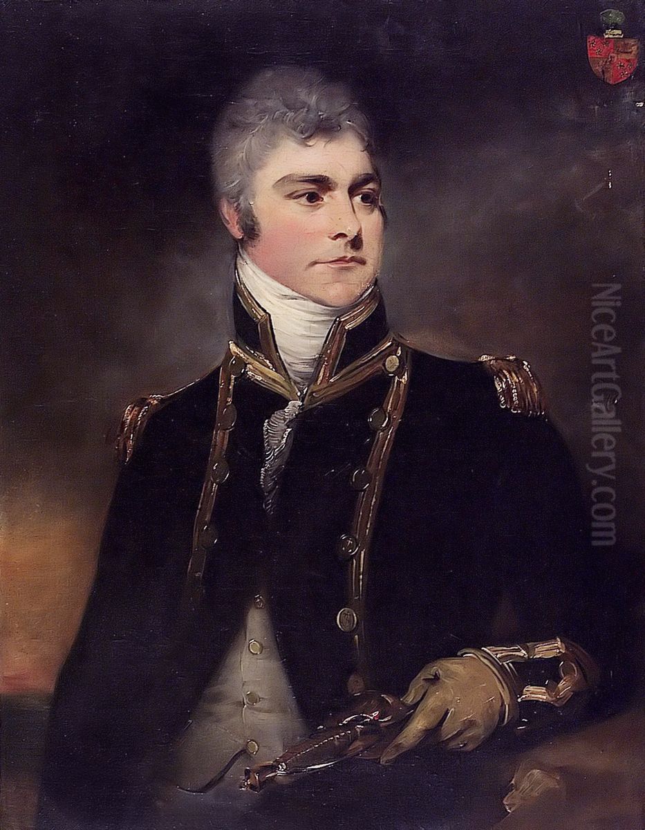 Admiral Sir Charles Hamilton, 1767-1849 Oil Painting by William Beechey