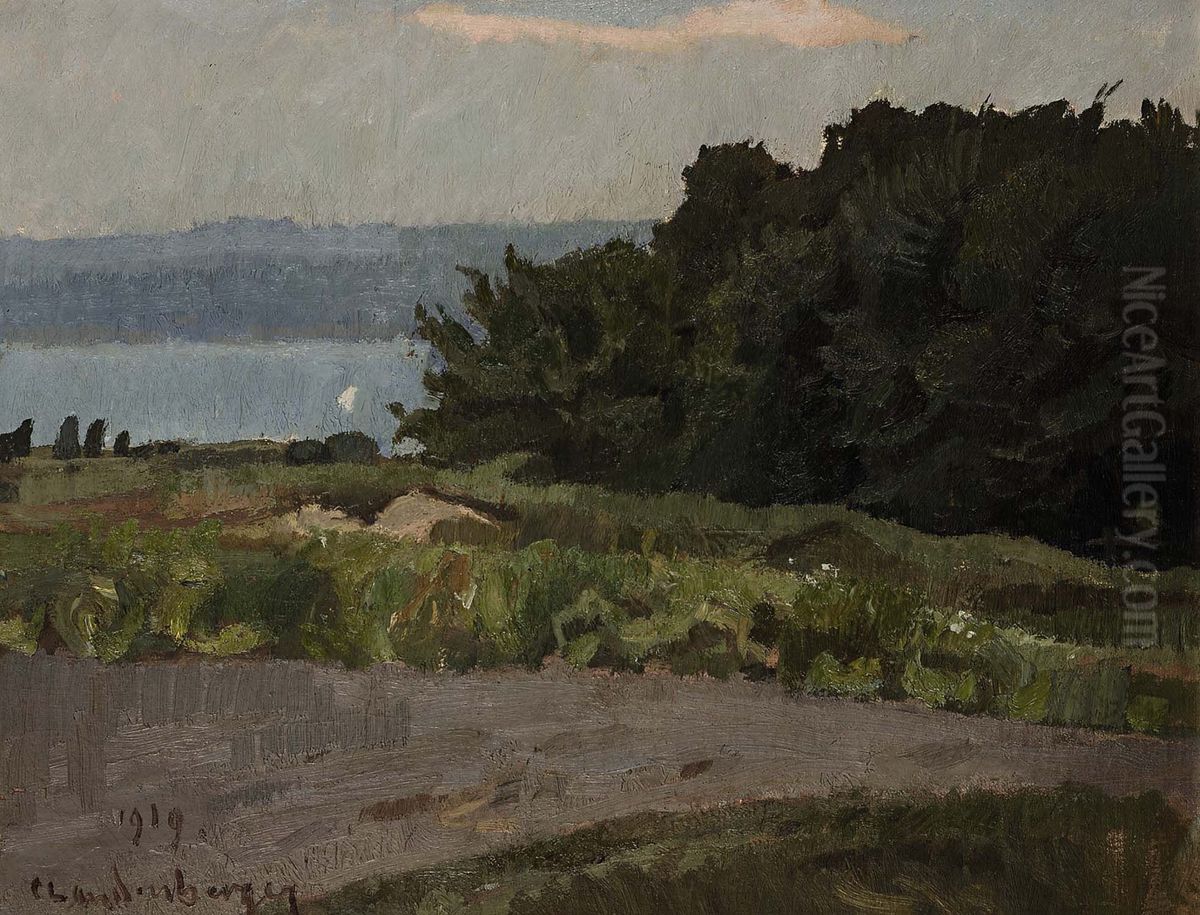 At Ammersee Oil Painting by Christian Landenberger
