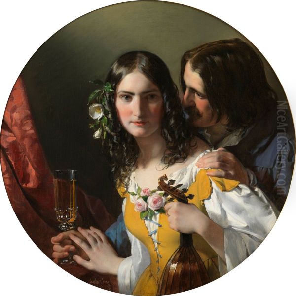 Three finest things Oil Painting by Friedrich von Amerling