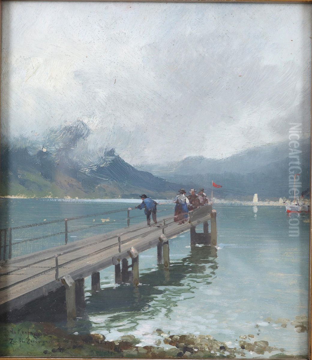 Zur Erinnerung an den Sommer Oil Painting by Adolf Kaufmann