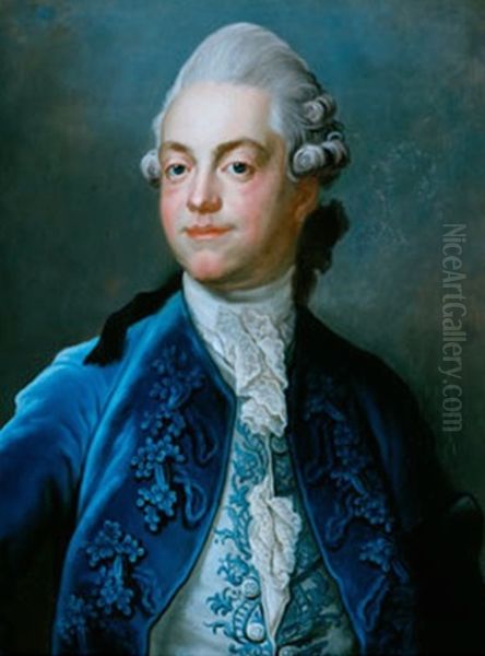 Portrait ofAdolf Ludvig Piper(1750-1795) Oil Painting by Unidentified painter