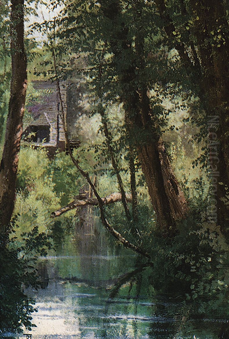 Etang a Veules-les-Roses Oil Painting by Vasily Polenov