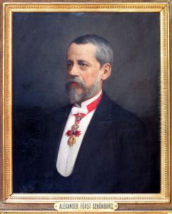 Portrait of Alexander Schonburg-Hartenstein (1826-1896)