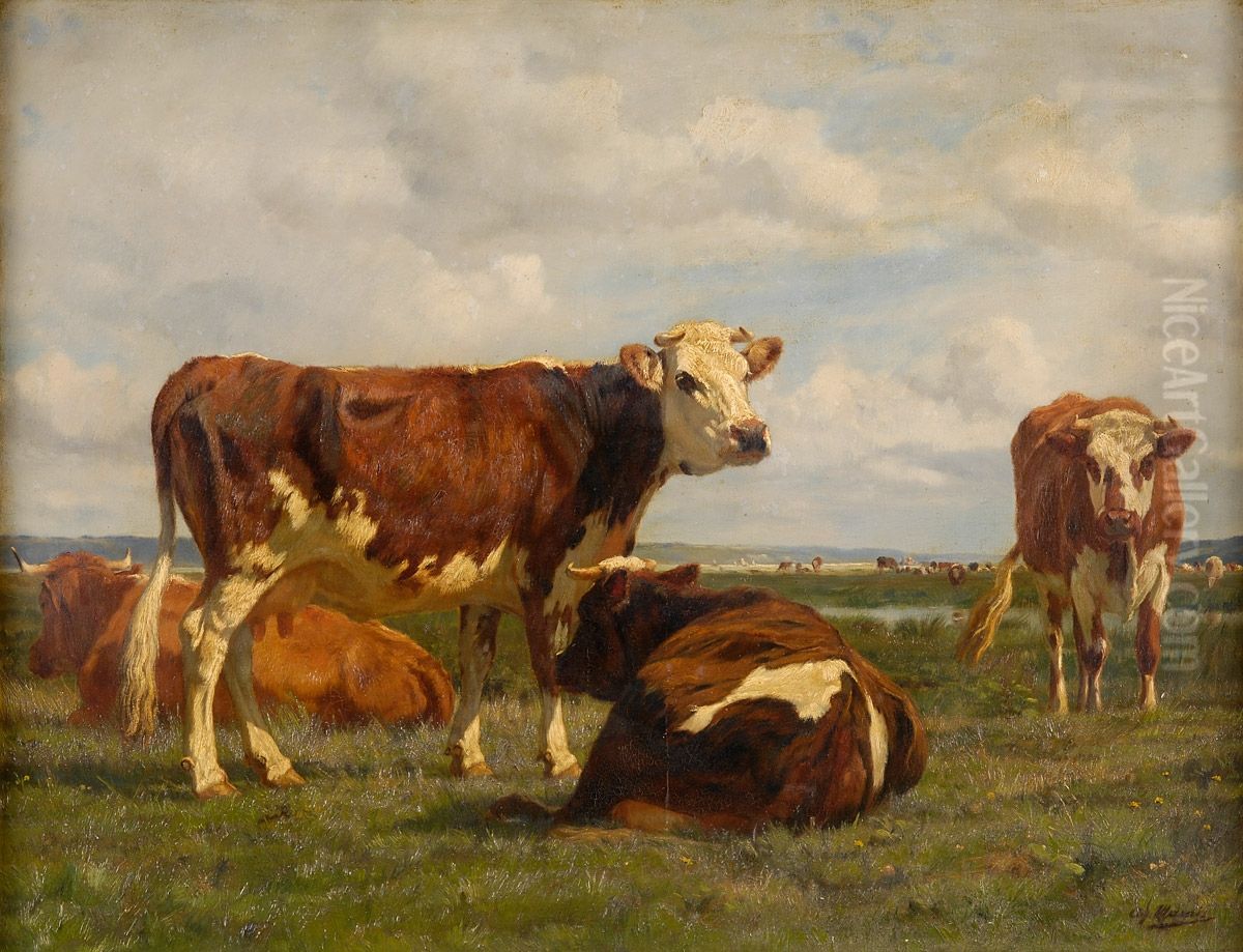 Weidelandschaft Oil Painting by unknown