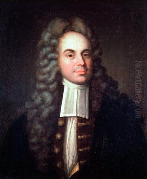Andrew Hamilton Oil Painting by Adolf Ulrik Wertmuller