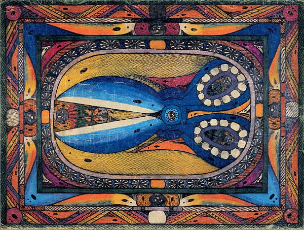 Schahren=Hall und Schahrer=Skt. Adolf=Ring Oil Painting by Adolf Wolfli