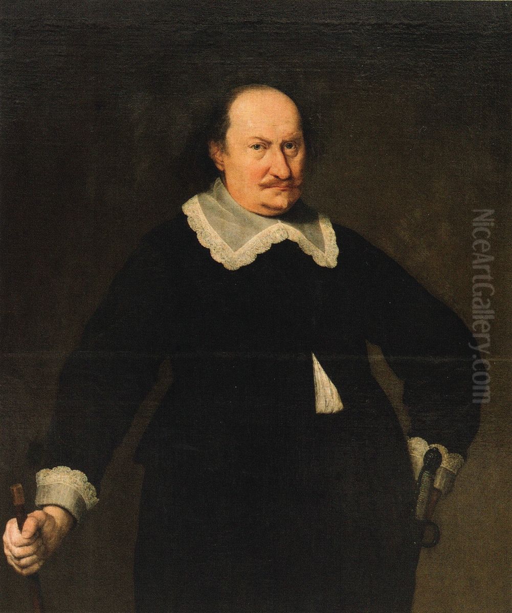 Herzog Adolf Friedrich I. von Mecklenburg-Schwerin (1588-1658) Oil Painting by Daniel Blok