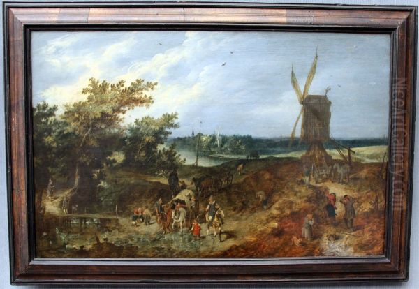 estate Oil Painting by Adriaen van de Venne