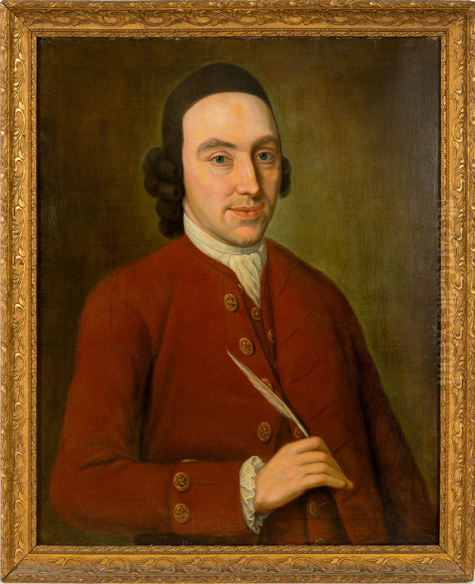Portrait of Warner Hendrik Erkenswijk (1741-1820) Oil Painting by Adriaen Thim