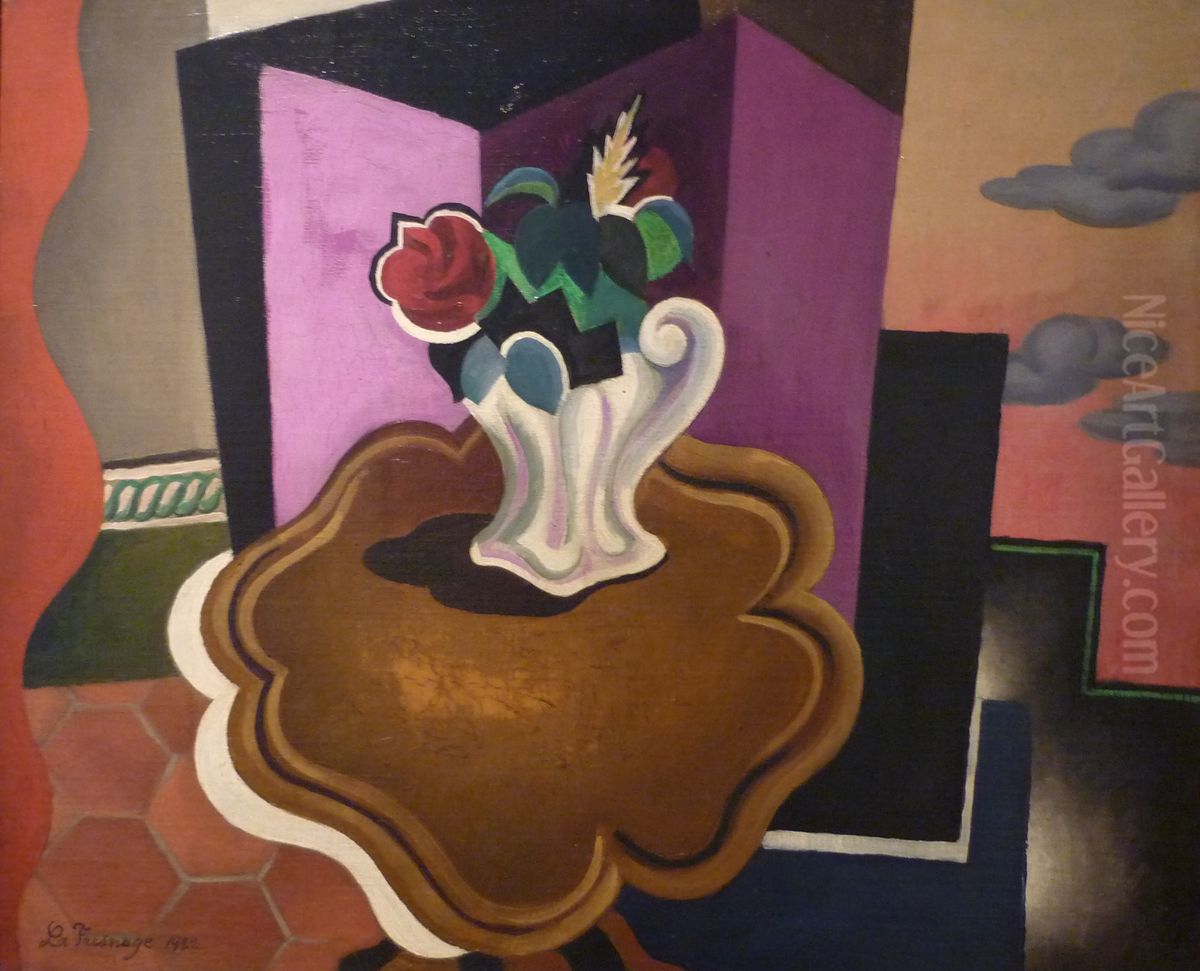 La table Louis-Philippe Oil Painting by Roger de La Fresnaye